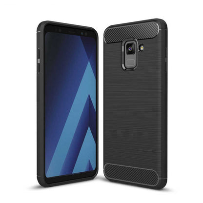 Galaxy A6 2018 Kılıf Zore Room Silikon Kapak Lacivert