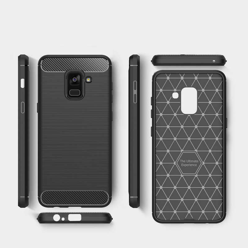 Galaxy A6 2018 Kılıf Zore Room Silikon Kapak Lacivert