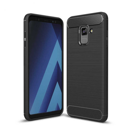 Galaxy A6 2018 Kılıf Zore Room Silikon Kapak Siyah