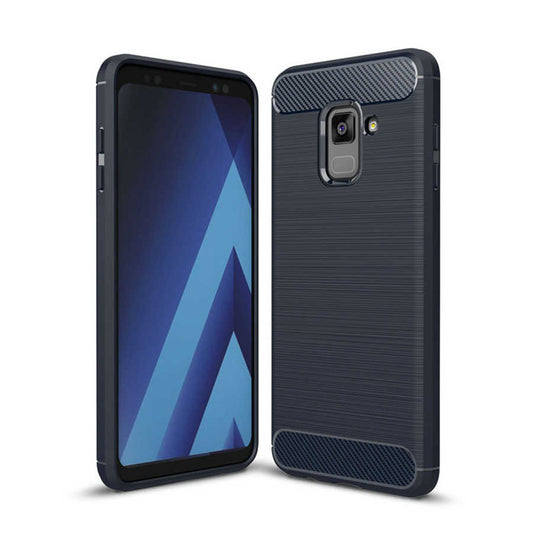 Galaxy A6 2018 Kılıf Zore Room Silikon Kapak Lacivert