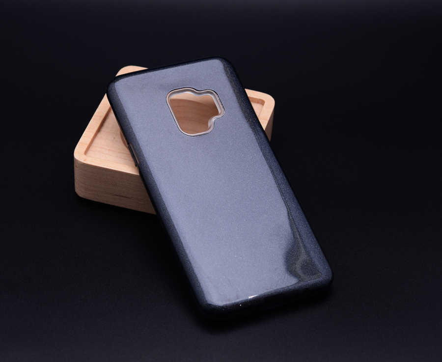 Galaxy A6 2018 Kılıf Zore Shining Silikon Rose Gold