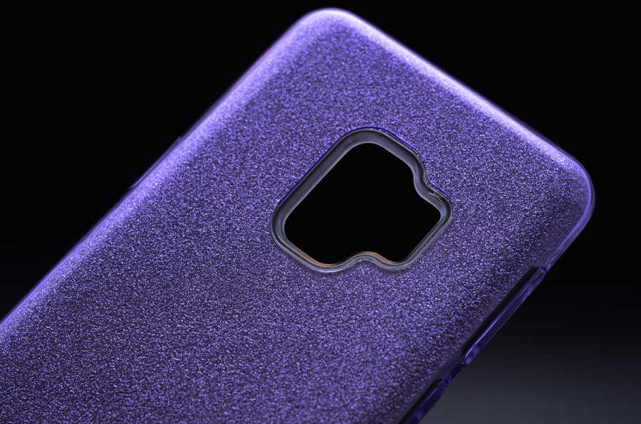 Galaxy A6 2018 Kılıf Zore Shining Silikon Rose Gold