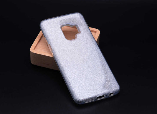 Galaxy A6 2018 Kılıf Zore Shining Silikon Gümüş