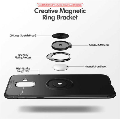 Galaxy A6 2018 Kılıf Zore Ravel Silikon Kapak Siyah