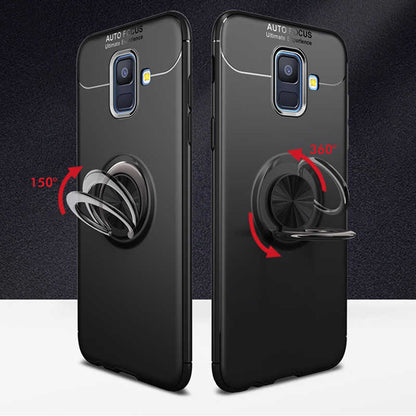 Galaxy A6 2018 Kılıf Zore Ravel Silikon Kapak Mavi