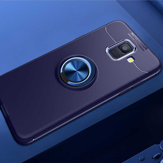 Galaxy A6 2018 Kılıf Zore Ravel Silikon Kapak Mavi