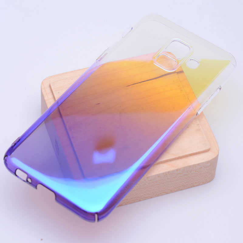 Galaxy A6 2018 Zore Renkli Transparan Kapak Mor