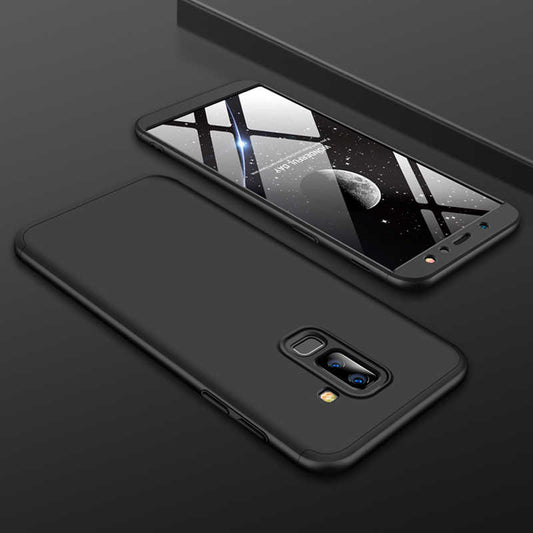 Galaxy A6 Plus 2018 Kılıf Zore Ays Kapak Siyah