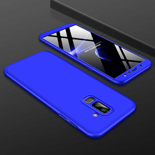 Galaxy A6 Plus 2018 Kılıf Zore Ays Kapak Mavi