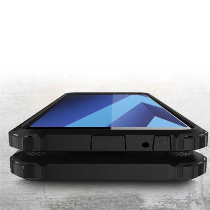 Galaxy A6 Plus 2018 Kılıf Zore Crash Silikon Kapak Siyah