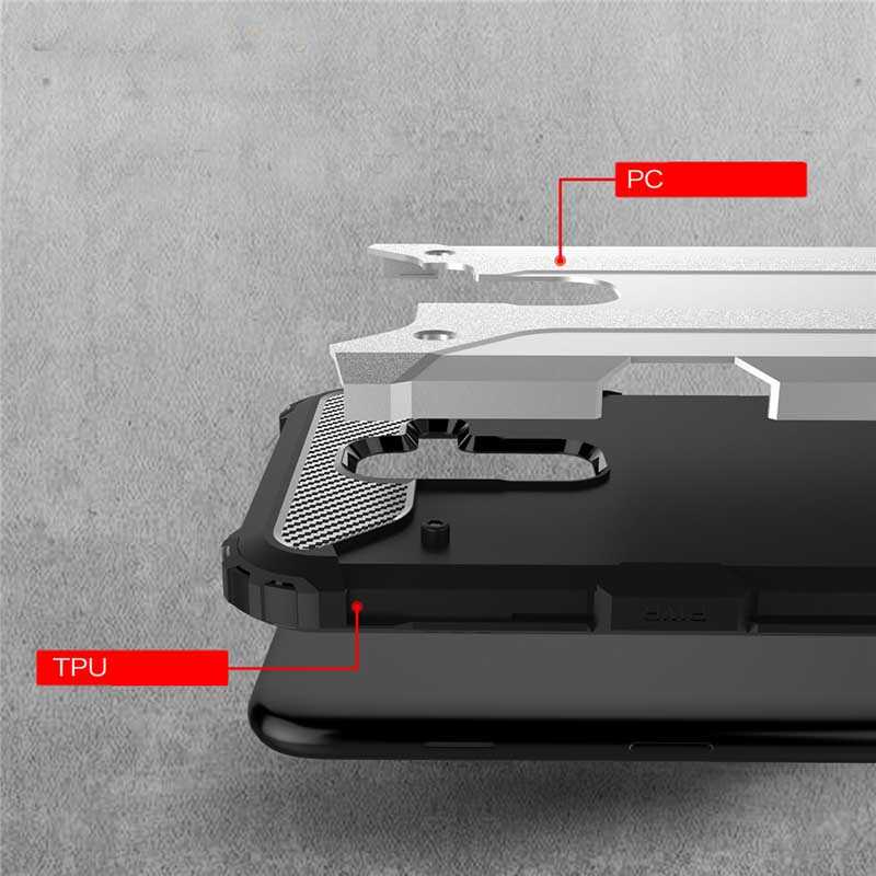 Galaxy A6 Plus 2018 Kılıf Zore Crash Silikon Kapak Siyah