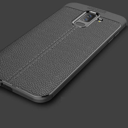Galaxy A6 Plus 2018 Kılıf Zore Niss Silikon Kapak Gri