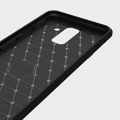 Galaxy A6 Plus 2018 Kılıf Zore Room Silikon Kapak Lacivert