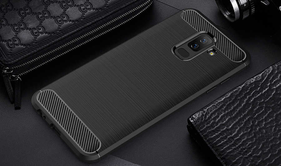 Galaxy A6 Plus 2018 Kılıf Zore Room Silikon Kapak Siyah