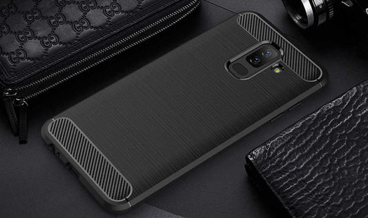 Galaxy A6 Plus 2018 Kılıf Zore Room Silikon Kapak Siyah
