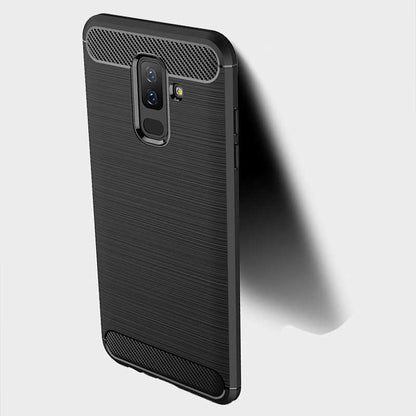 Galaxy A6 Plus 2018 Kılıf Zore Room Silikon Kapak Lacivert