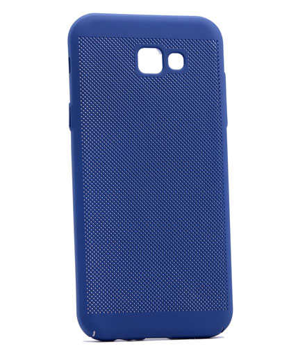 Galaxy A7 2017 Kılıf Zore Delikli Rubber Kapak Lacivert
