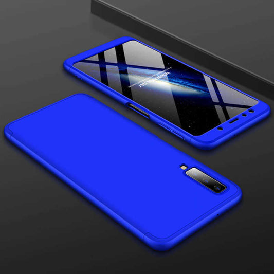 Galaxy A7 2018 Kılıf Zore Ays Kapak Mavi