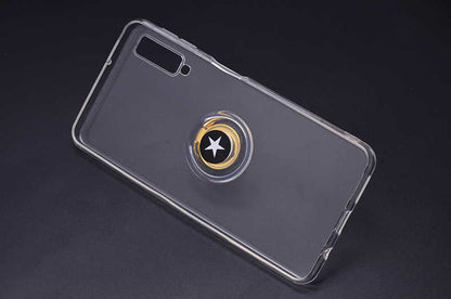 Galaxy A7 2018 Kılıf Zore Les Silikon Gri