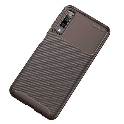Galaxy A7 2018 Kılıf Zore Negro Silikon Kapak Lacivert
