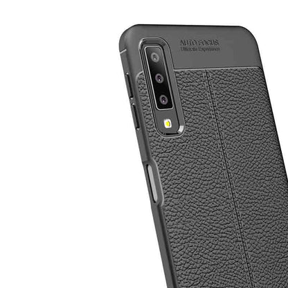 Galaxy A7 2018 Kılıf Zore Niss Silikon Kapak Kırmızı