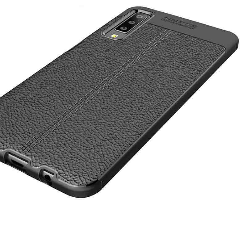 Galaxy A7 2018 Kılıf Zore Niss Silikon Kapak Kırmızı