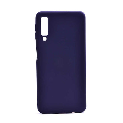 Galaxy A7 2018 Kılıf Zore Premier Silikon Kapak Lacivert