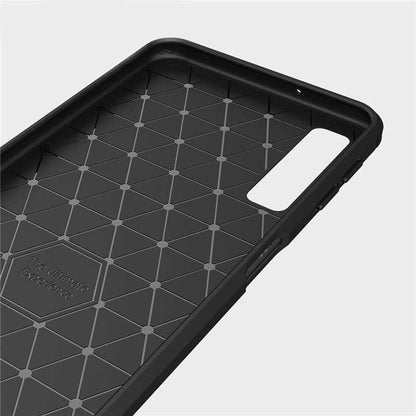 Galaxy A7 2018 Kılıf Zore Room Silikon Kapak Gri