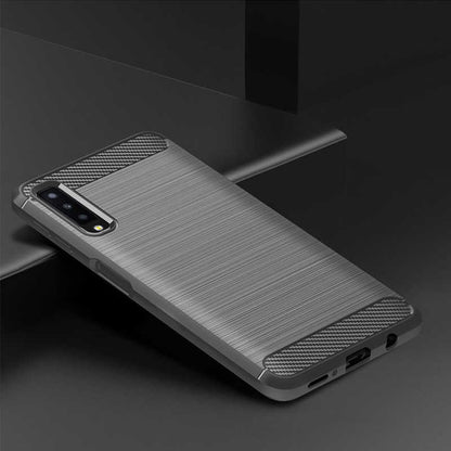 Galaxy A7 2018 Kılıf Zore Room Silikon Kapak Gri