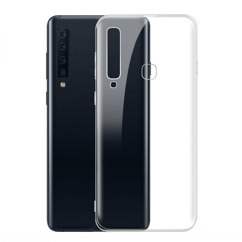 Galaxy A9 2018 Kılıf Zore Süper Silikon Kapak Renksiz