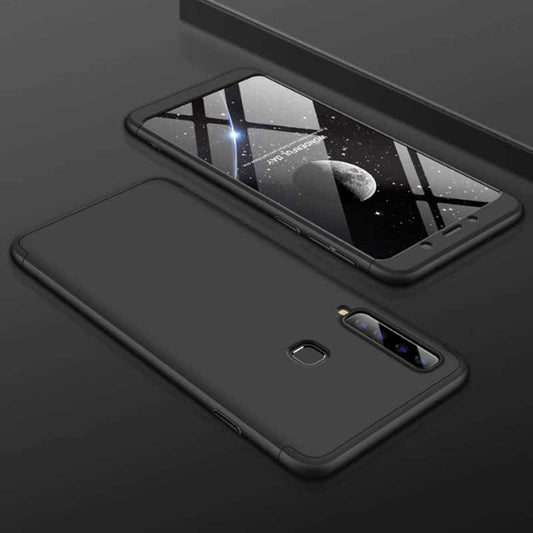 Galaxy A9 2018 Kılıf Zore Ays Kapak Siyah
