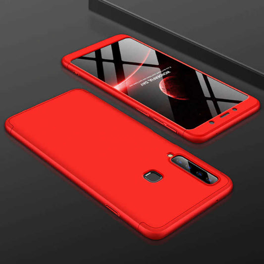 Galaxy A9 2018 Kılıf Zore Ays Kapak Kırmızı