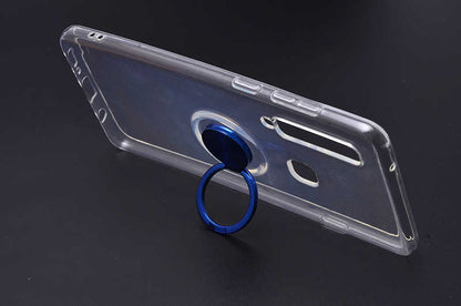 Galaxy A9 2018 Kılıf Zore Les Silikon Mavi