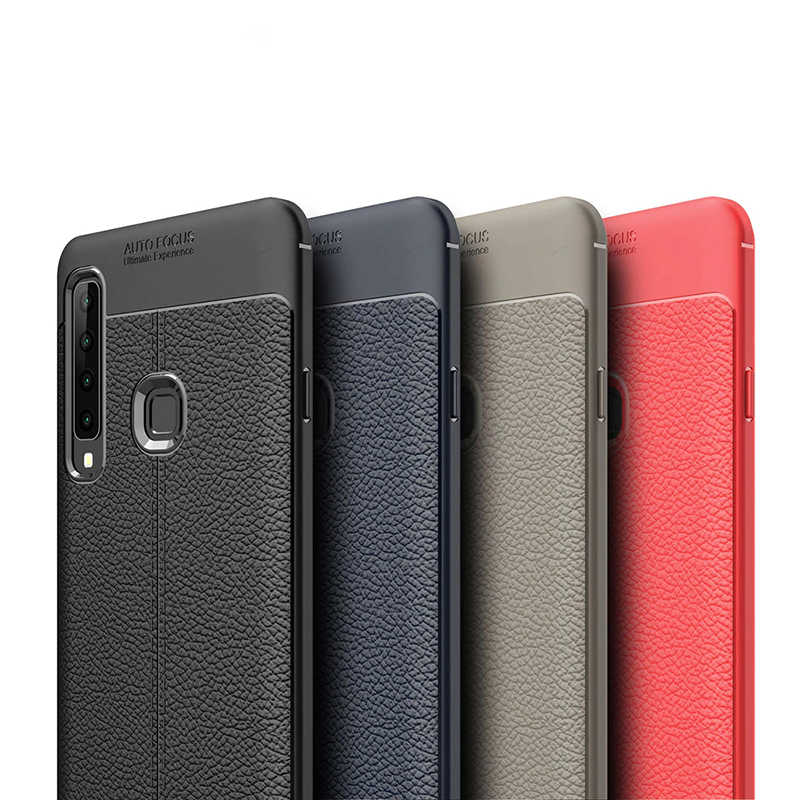 Galaxy A9 2018 Kılıf Zore Niss Silikon Kapak Gri