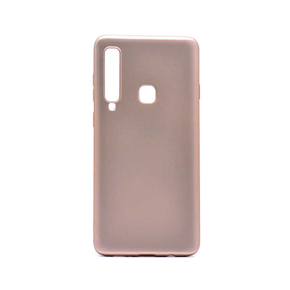 Galaxy A9 2018 Kılıf Zore Premier Silikon Kapak Gold