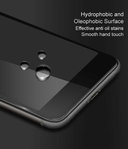 Galaxy C8 Zore Ekranı Tam Kaplayan Düz Cam Koruyucu Gold