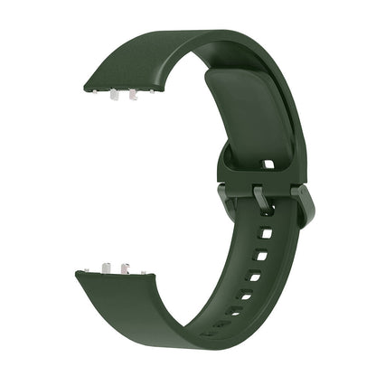 Galaxy Fit 3 Silikon Kordon Zore KRD-110 Strap Kayış Turuncu