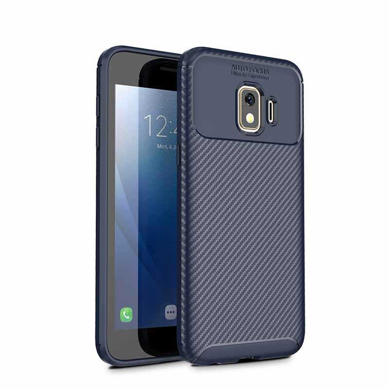 Galaxy J2 Core Kılıf Zore Negro Silikon Kapak Kahverengi