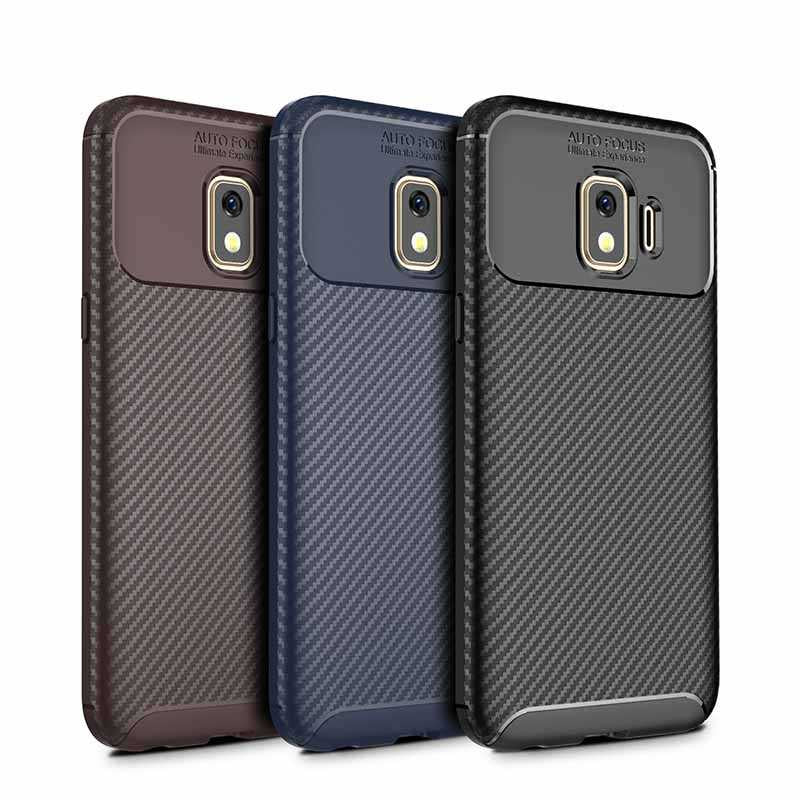 Galaxy J2 Core Kılıf Zore Negro Silikon Kapak Kahverengi