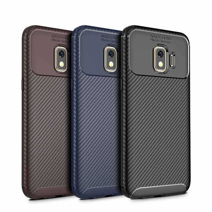 Galaxy J2 Core Kılıf Zore Negro Silikon Kapak Kahverengi