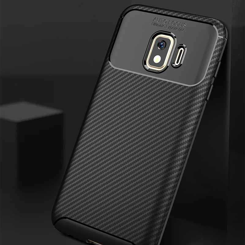 Galaxy J2 Core Kılıf Zore Negro Silikon Kapak Kahverengi