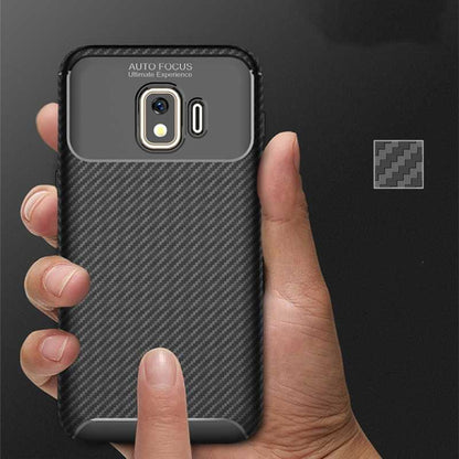 Galaxy J2 Core Kılıf Zore Negro Silikon Kapak Kahverengi
