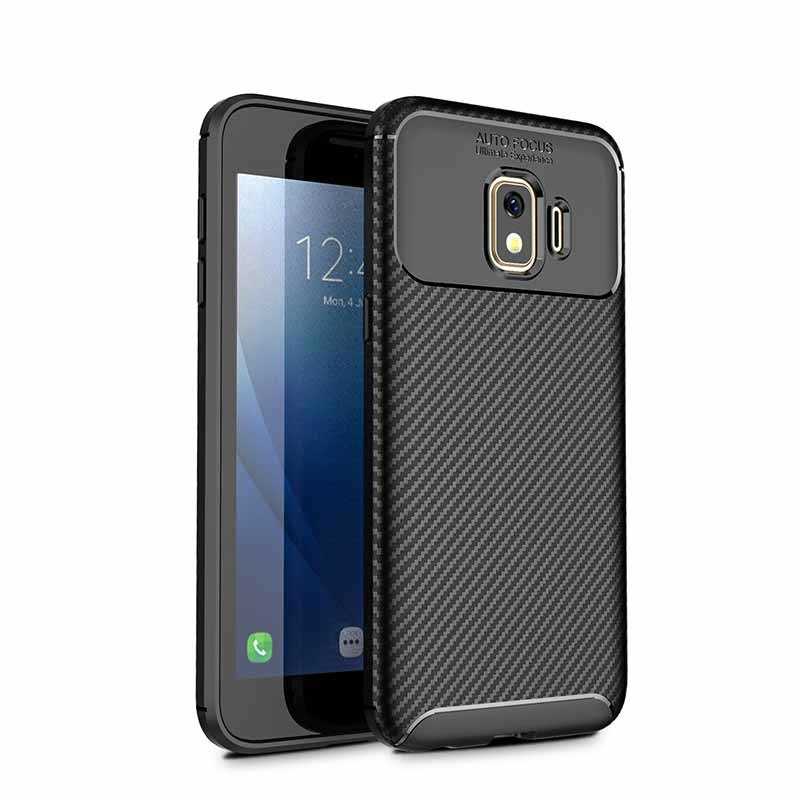 Galaxy J2 Core Kılıf Zore Negro Silikon Kapak Kahverengi