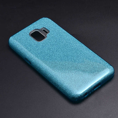 Galaxy J2 Core Kılıf Zore Shining Silikon Mavi