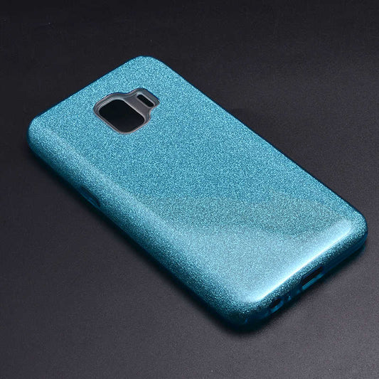 Galaxy J2 Core Kılıf Zore Shining Silikon Mavi
