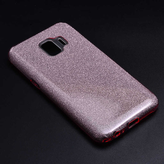 Galaxy J2 Core Kılıf Zore Shining Silikon Rose Gold