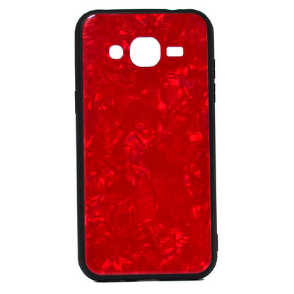 Galaxy J2 Kılıf Zore Marbel Silikon Kırmızı