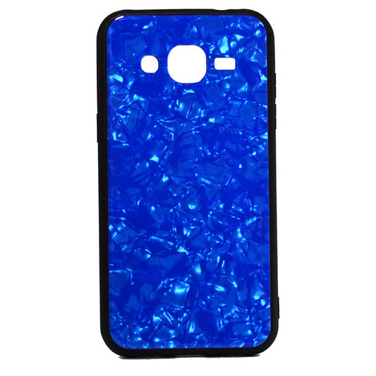 Galaxy J2 Kılıf Zore Marbel Silikon Mavi