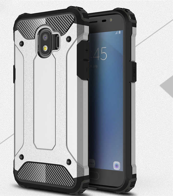 Galaxy J2 Pro 2018 Kılıf Zore Crash Silikon Kapak Mavi