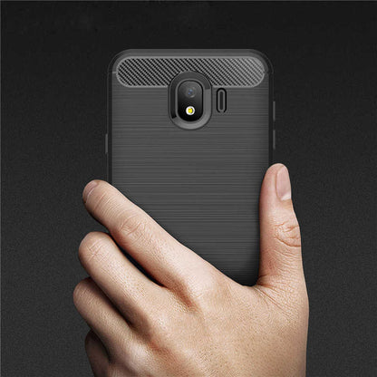 Galaxy J4 Kılıf Zore Room Silikon Kapak Gri